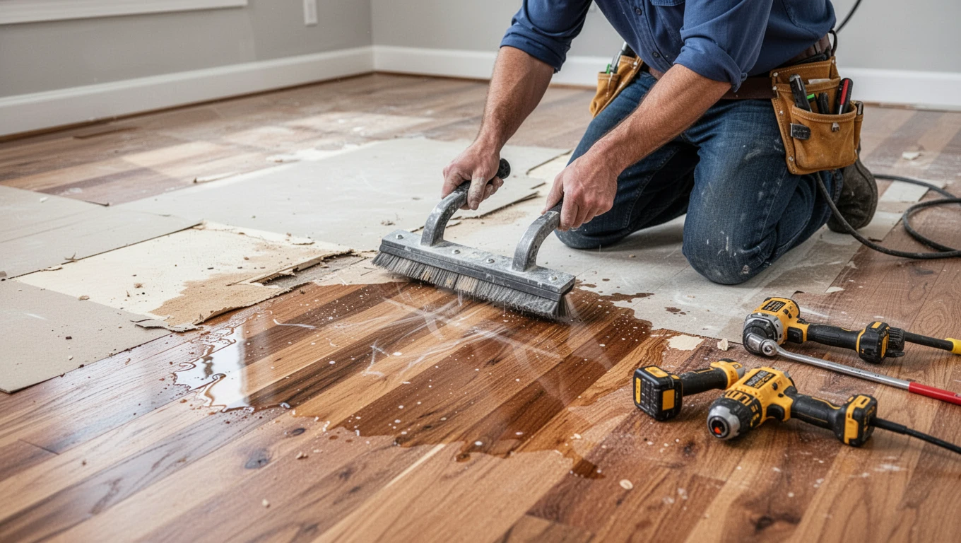 Hardwood Floor Water Damage Repair